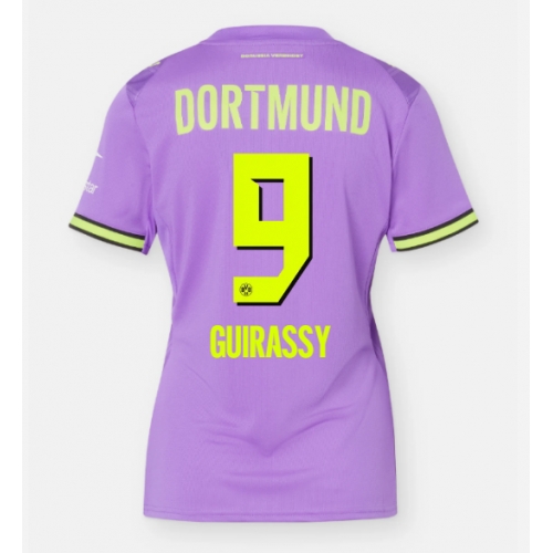 Borussia Dortmund Serhou Guirassy #9 Maglia Gara Terza Repliche 2026-27 Donna Maniche Corte Borussia Dortmund Serhou Guirassy #9 Maglia Gara Terza Repliche 2026-27 Donna Maniche Corte